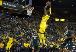 Michigan vs Michigan State basketball game 2013 photography